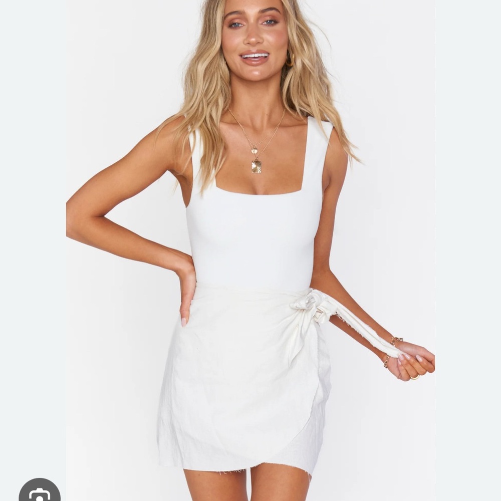 Show Me Your MuMu White Skirt